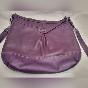 Coach park leatherduffel crossbody z33009 in violet purple